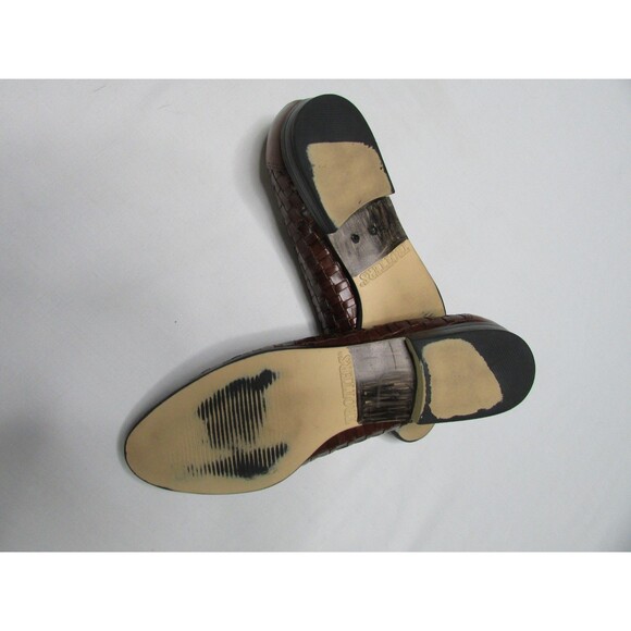 Vintage Trotters Liz Woven Leather Loafer Flats  Brown Women's Size 6.5 N 58-580 - Picture 10 of 11